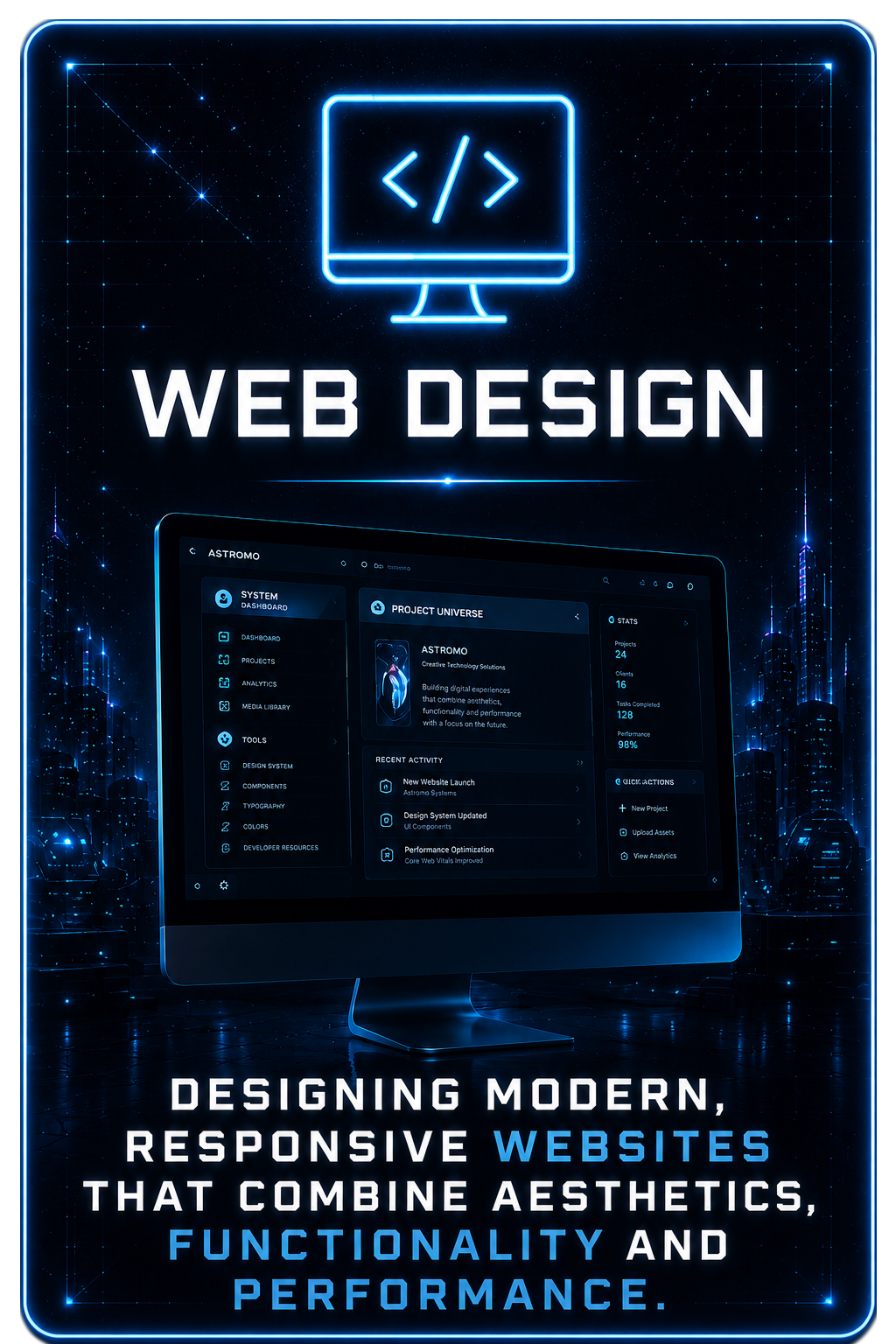 ASTROMO Paul Brukarczyk Web Design